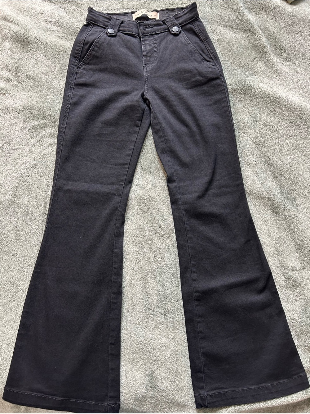 Women's black flare jeans
